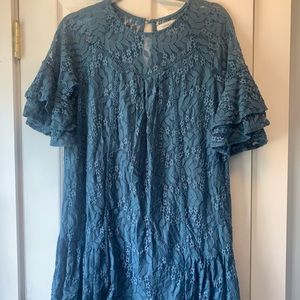 Blue Lace Dress